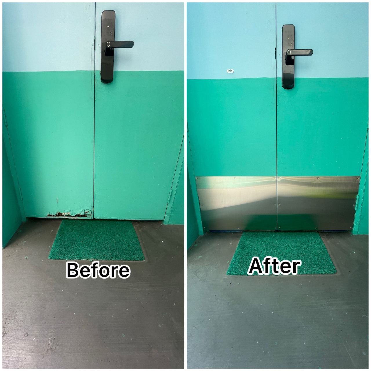 Install Kick Plate for Main Door in Singapore – Professional Service by Tasfia Engineering & Construction Pte Ltd